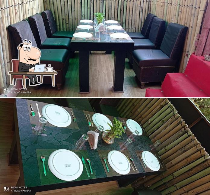 The interior of New 24 *7 Restaurant /cafe