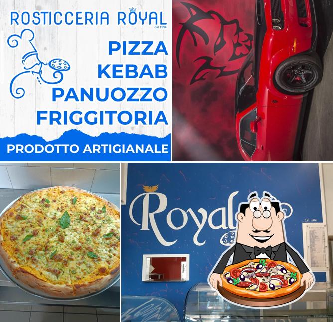 Scegli una pizza a Rosticceria Royal
