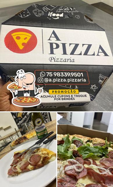 Peça pizza no A Pizza Pizzaria
