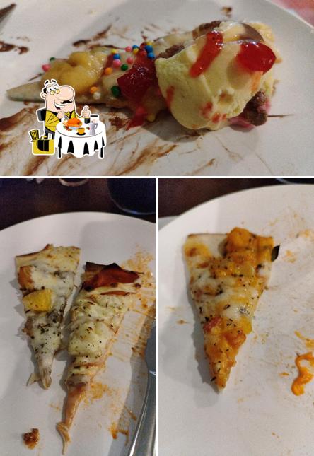 Comida em La Piazza Pizzaria