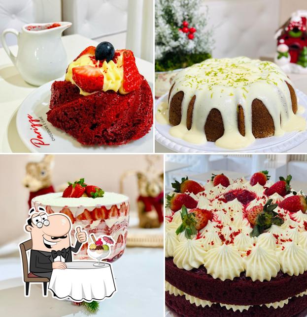 Parizze provê uma escolha de pratos doces