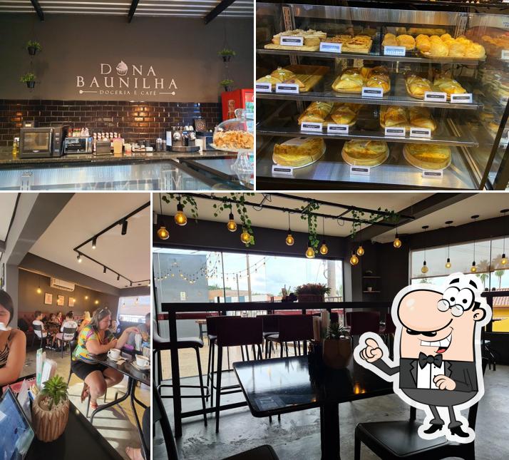 Veja imagens do interior do Dona Baunilha Doceria e Café Artesanal