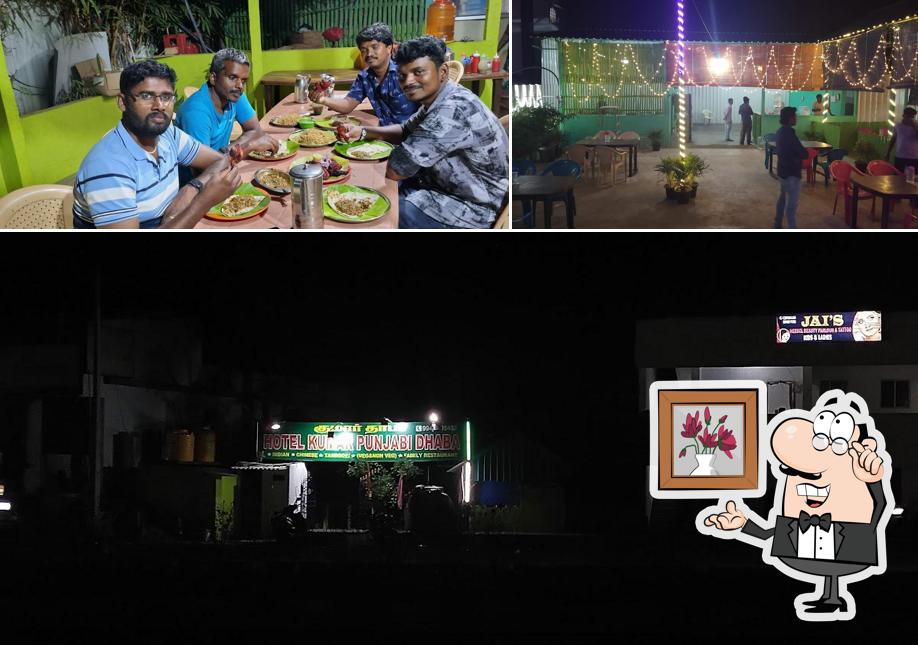 Take a seat at one of the tables at KUMAR PUNJABI DHABA