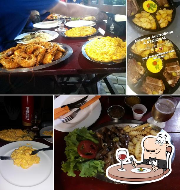 Comida em Camarão Regional