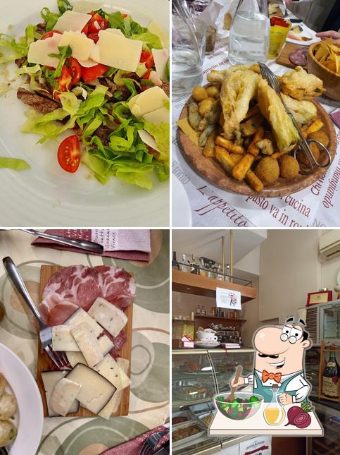 Insalata di barbabietole al Osteria Agnese