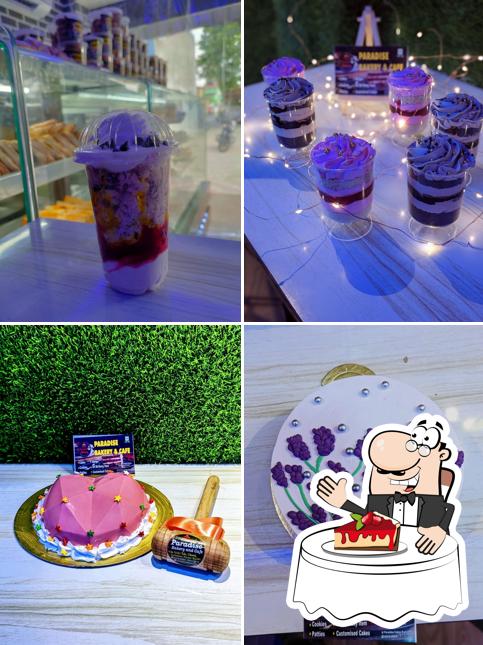 PARADISE BAKERY offers a selection of desserts