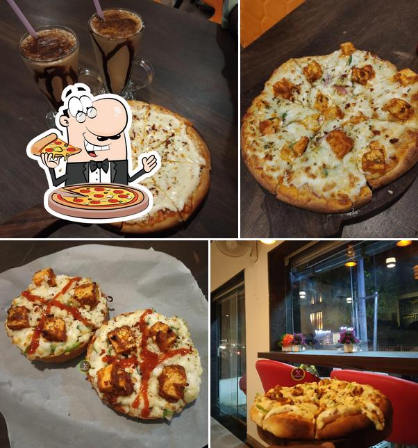 Pick different types of pizza