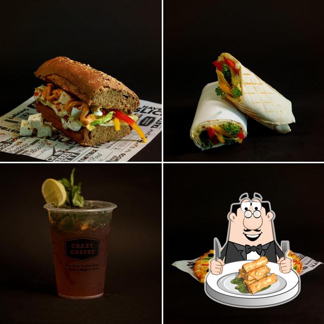 Spring rolls at Crazy Coffee Udaipur