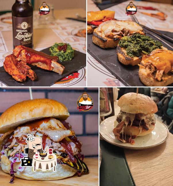 Panino con maiale stirato al O' Figlio Do Macellar Hamburger A Frattaminore