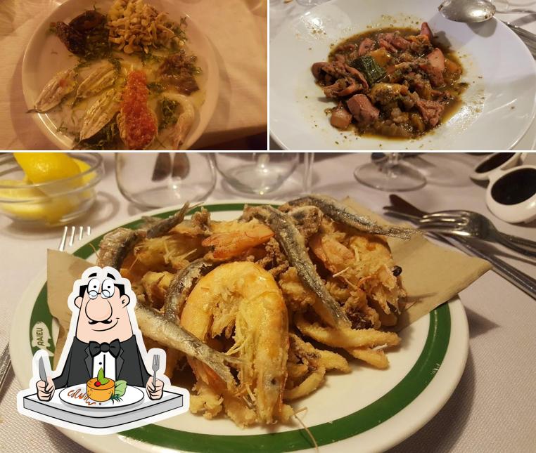 Platti al Trattoria Raieü