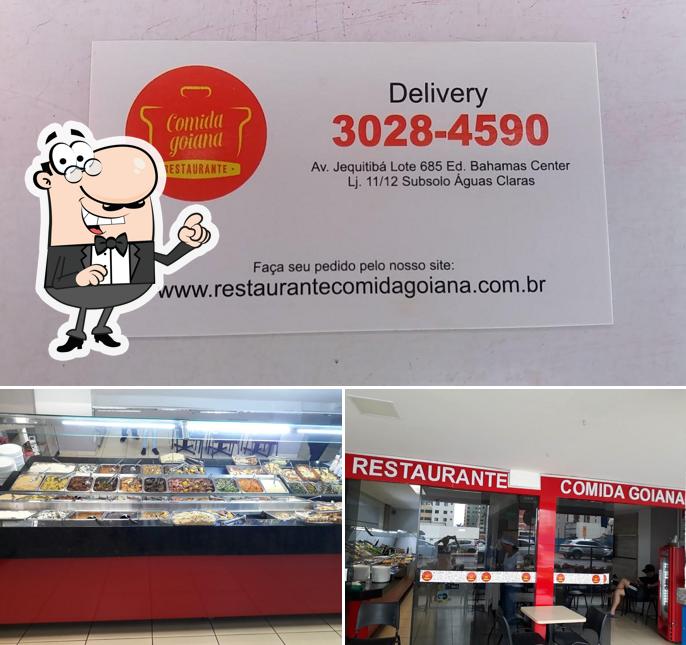 O interior do Comida Goiana Restaurante Águas Claras Comida caseira Self-service Churrasco Feijoada Brasília