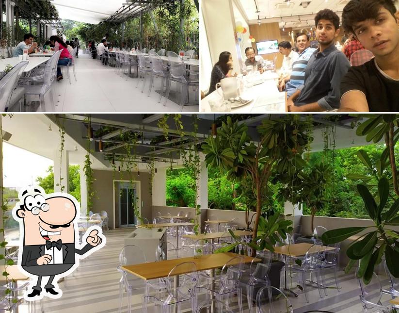 The interior of Darshan Restaurant