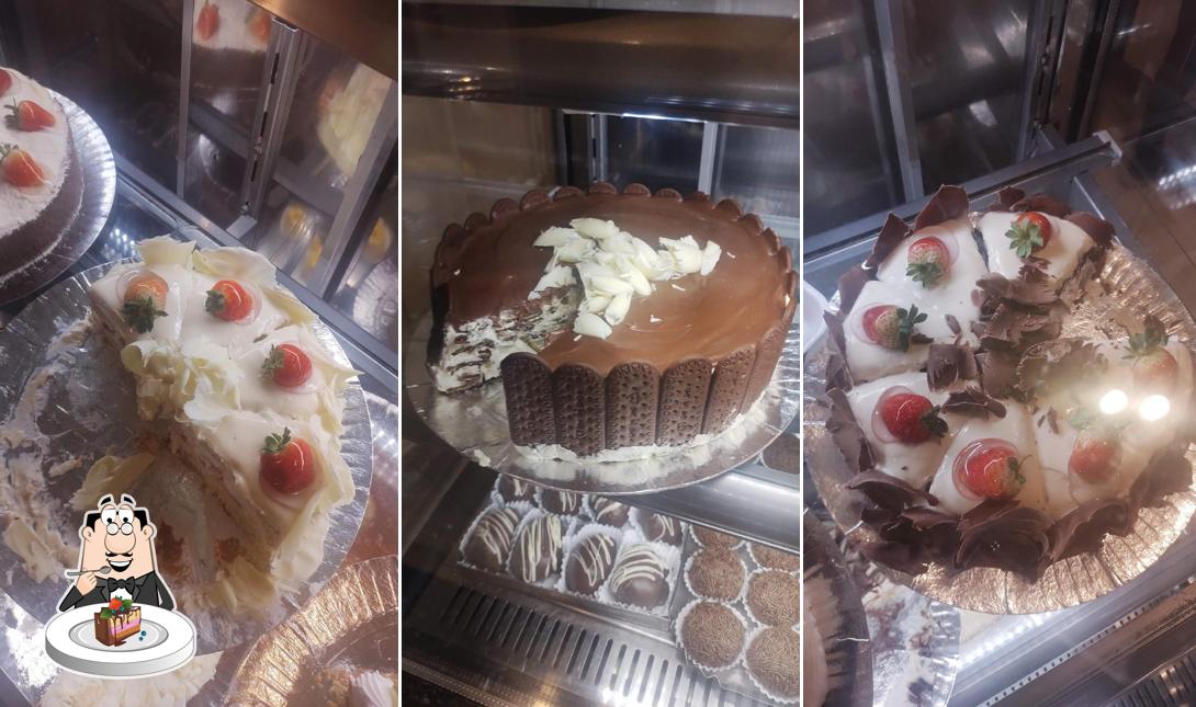 Bolo de chocolate em Padaria & Confeitaria Doce Sabor