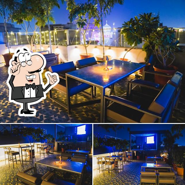 The interior of ATMOS - The Terrace Lounge(Rooftop)