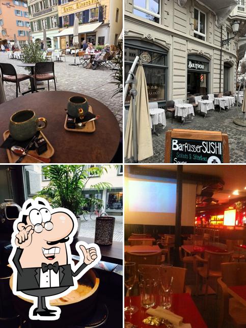 Gli interni di Barfüsser Sushi Bar & Lounge Niederdorf