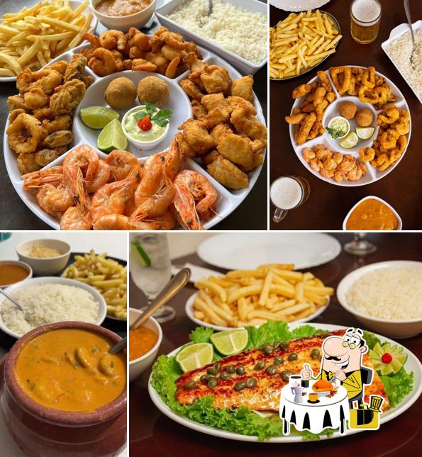 Tempura de camarão em Restaurante Mega Rango Palhoça