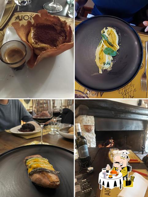 Plats à Ristorante AION Moroder