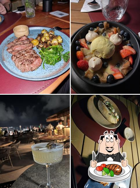 Bife em Vistta Rooftop - Restaurante