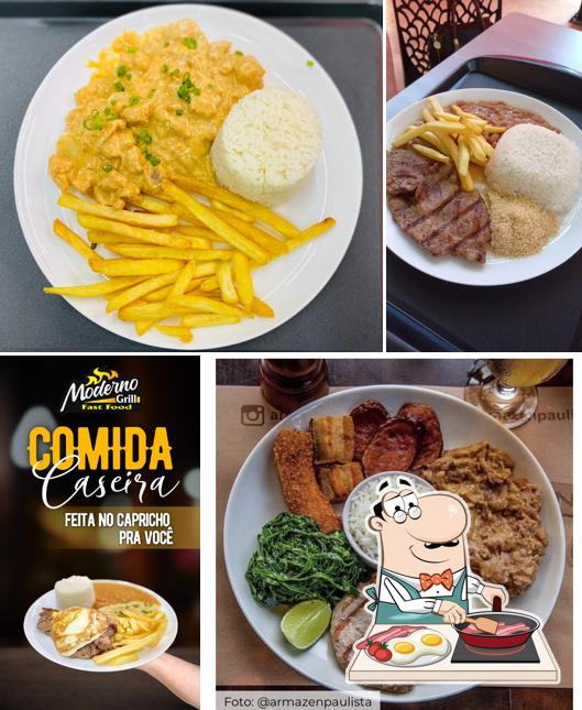 Omeletes em Restaurante Moderno Grill Fast Food