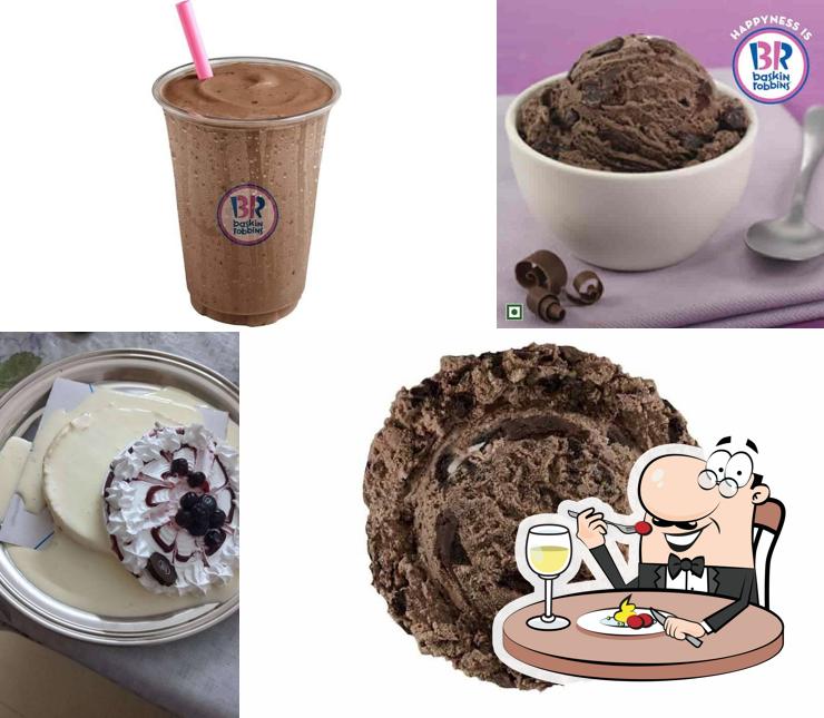 Chocolate mousse at Baskin Robbins - Ice Cream Desserts