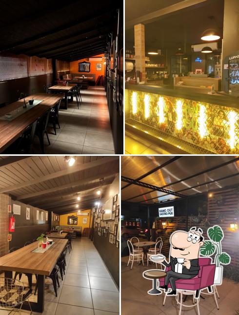 O interior do Hang Out • Gastro Pub