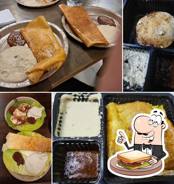 Grilled cheese sandwich at Varalakshmi Tiffins