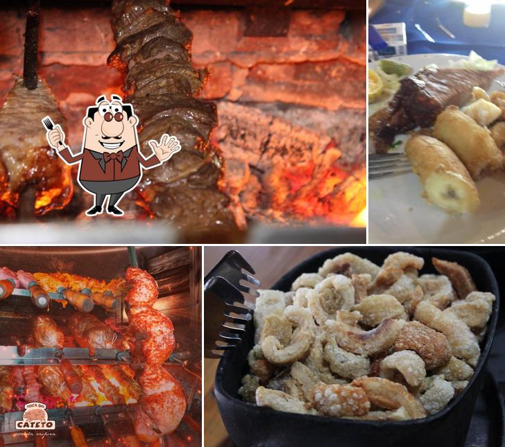 Comida em Restaurante Toca do Cateto