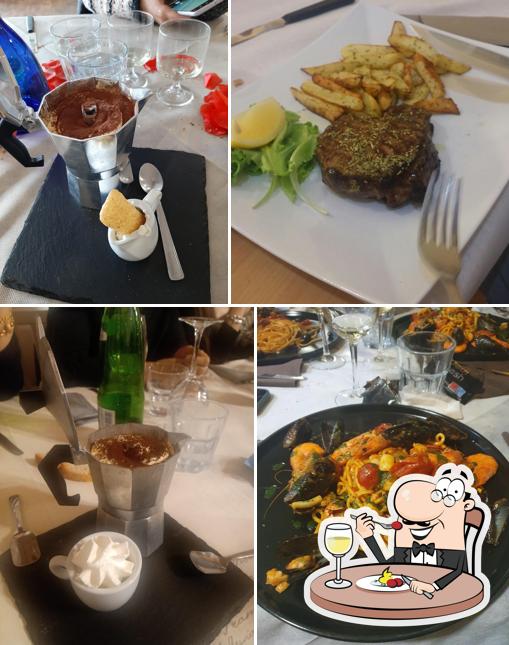 Mousse al cioccolato al Osteria Cacio E Pepe