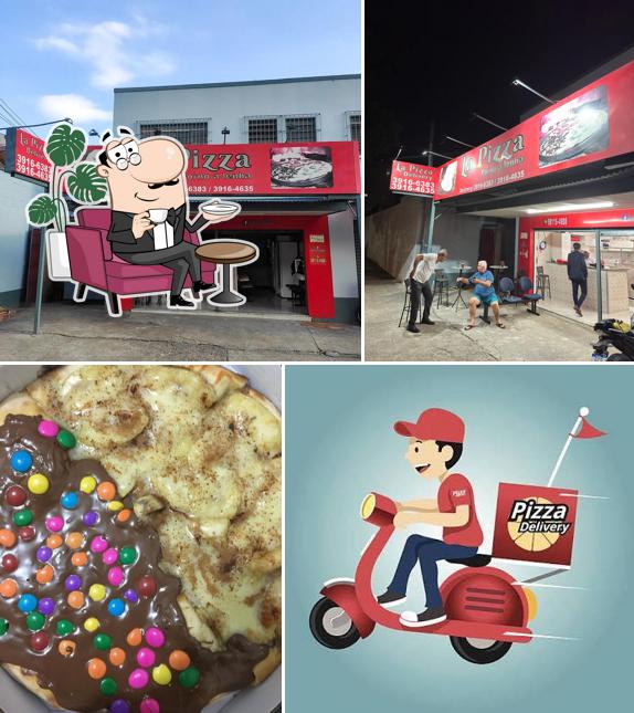 O interior do Pizzaria La Pizza Sjc