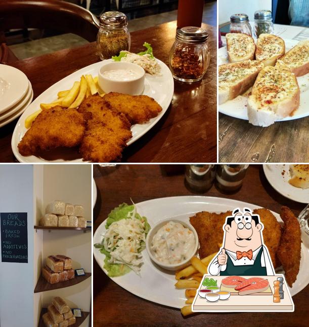 Fish and chips at Breads & Banter