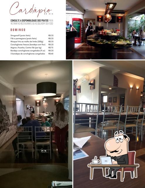 Veja imagens do interior do Crostini Pasta e Grill