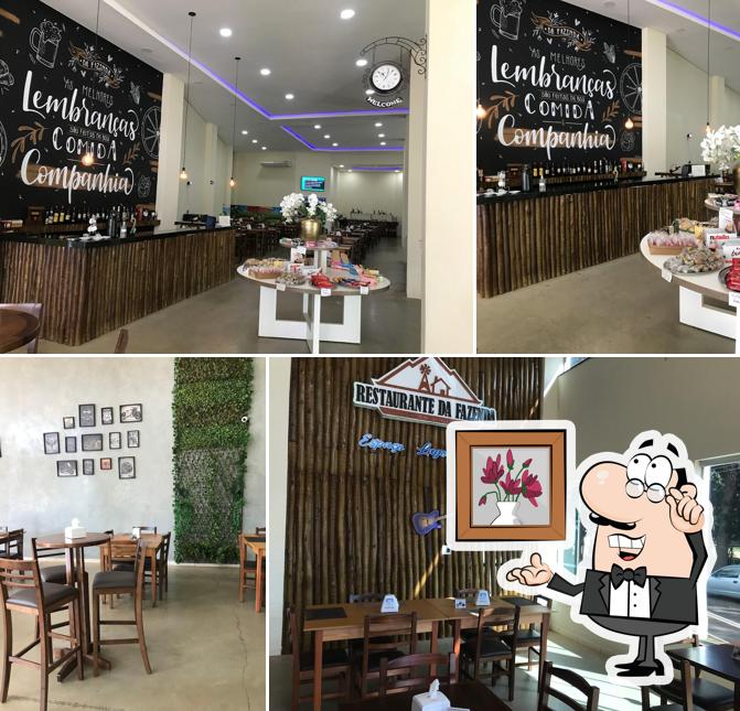 O interior do Restaurante da Fazenda - Conchal/SP