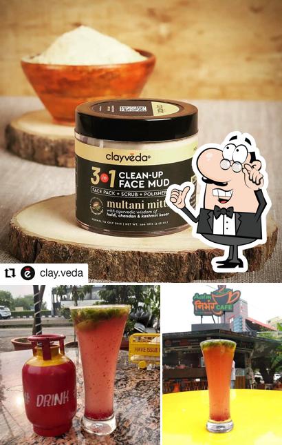 The interior of Aatm Nirbhar Cafe