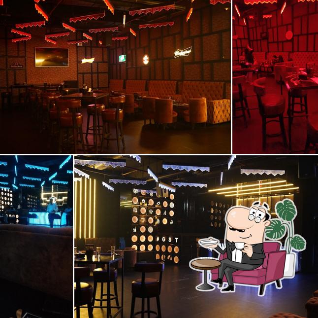 The interior of Get Set Tonight - GST