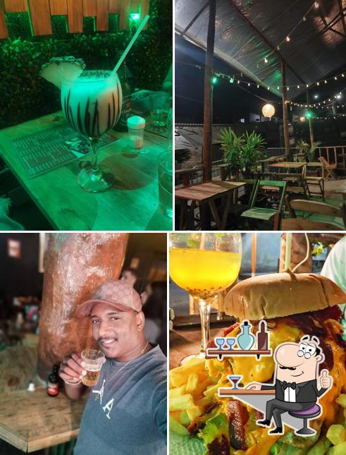 O interior do Quiosque Pub Gastrobar