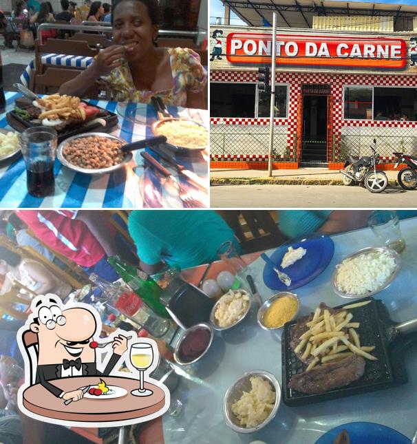 Comida em Ponto da Carne Churrascaria e Pizzaria