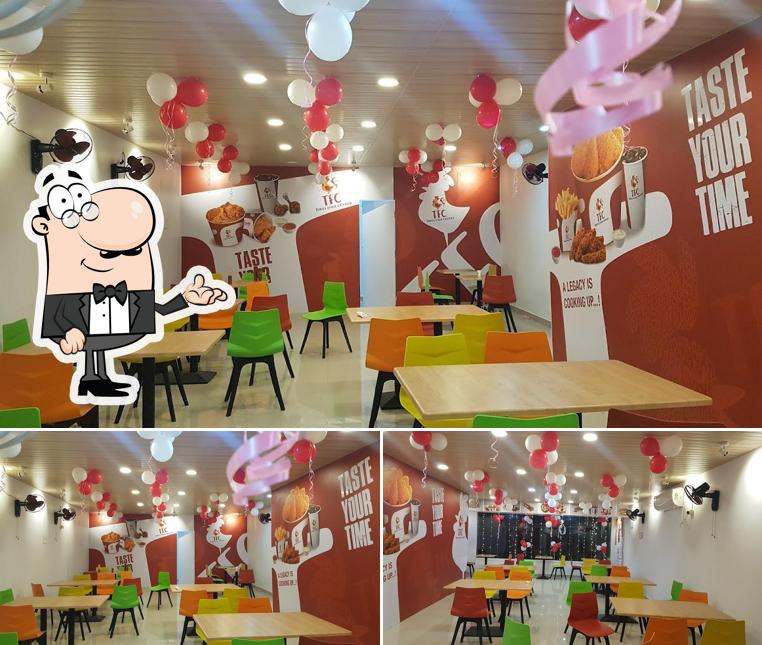 Check out how TFC (TIMES FRIED CHICKEN) looks inside
