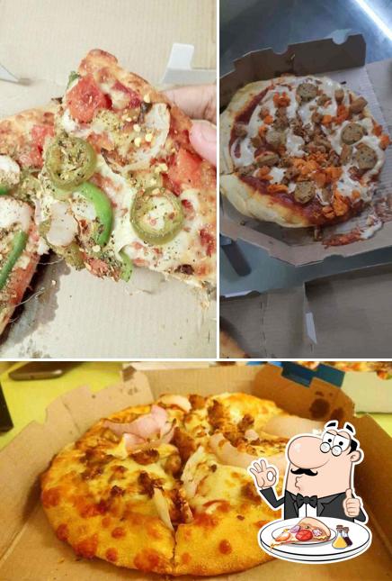 At Domino's Pizza, you can taste pizza