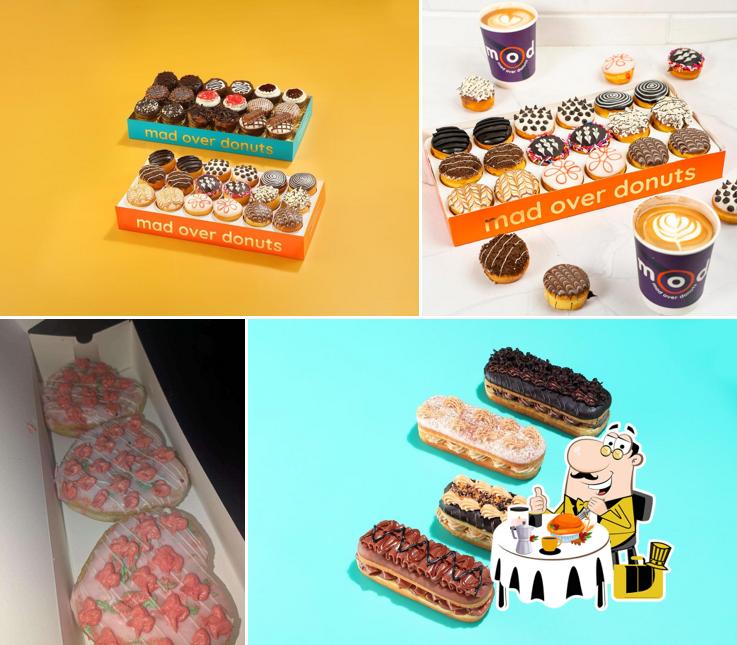 Food at Mad Over Donuts