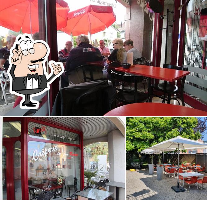 Gli interni di Crêperie Du Feu Rouge