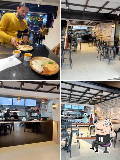 The interior of The Dakshiini Cafe Noida sector 18