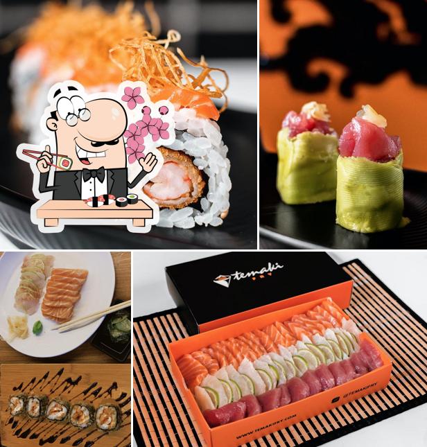 Presenteie-se com sushi no Temaki Fry Eldorado