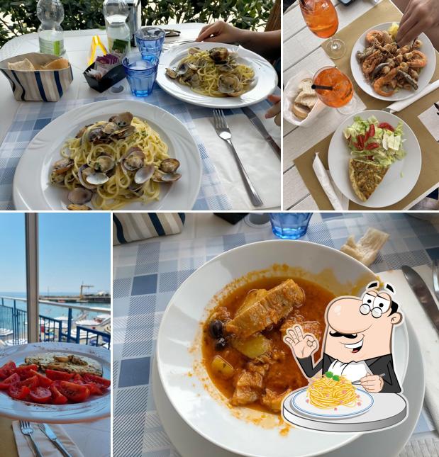 Spaghetti alla carbonara al Bar Ristorante La Caletta 2019