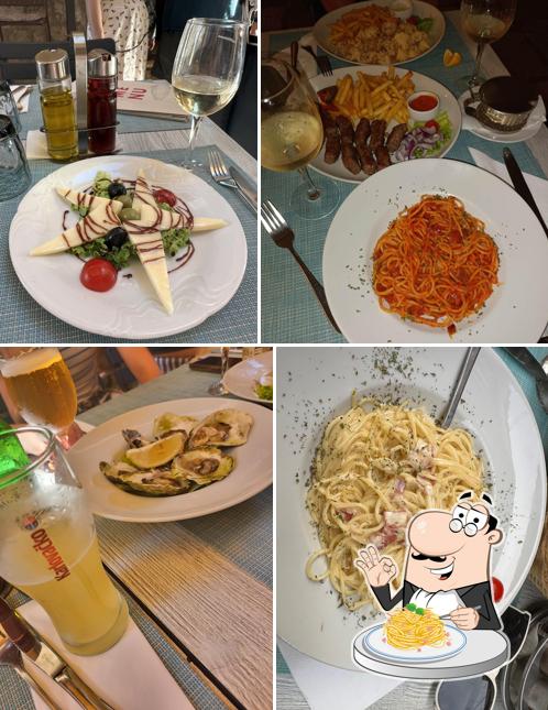 Spaghetti alla carbonara al Konoba Captain