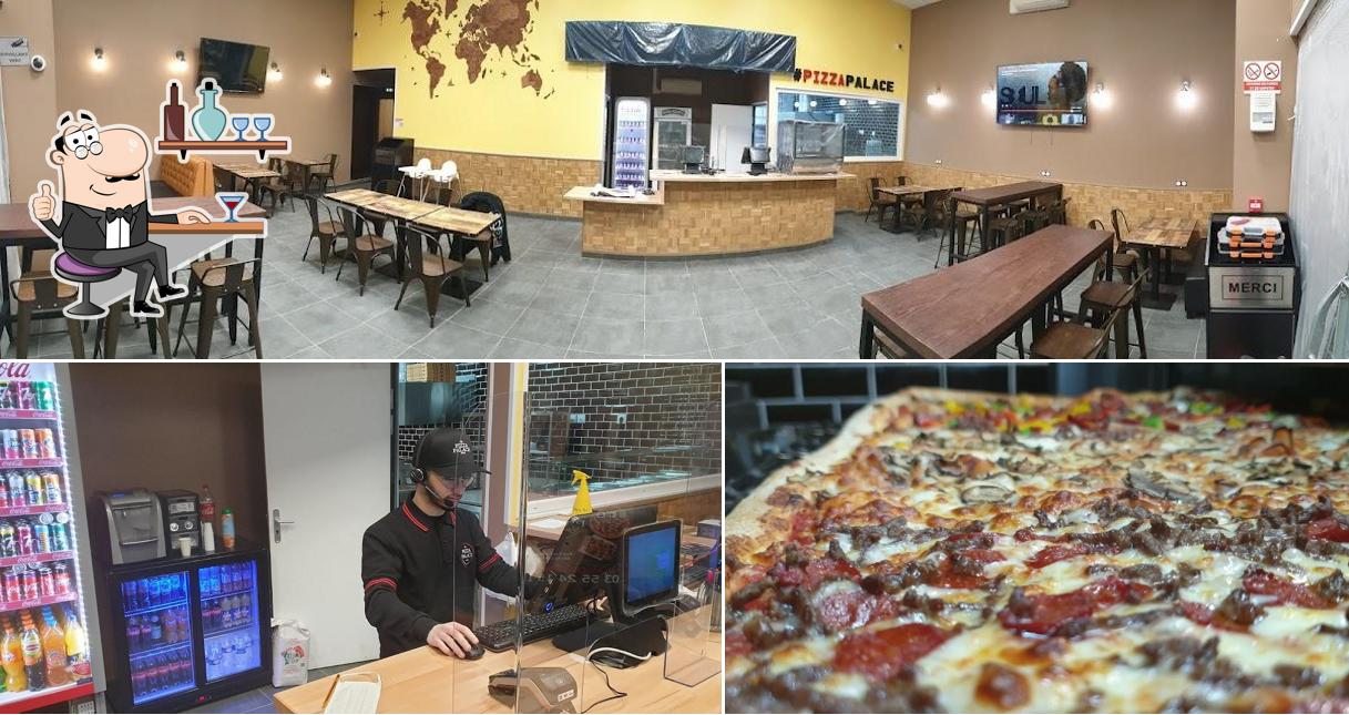 La photo de la intérieur et pizza de Pizza Palace Contrexeville’s