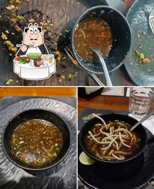 Hot and sour soup at Jungle Cafe & Multicuisine Restaurant