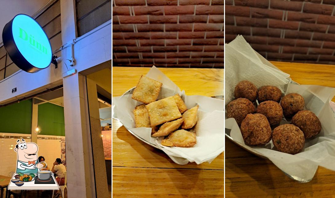 Falafels em Dünn Chopperia