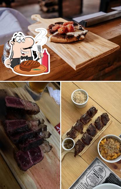 Prove pratos de carne no Paradiso Carnívoro Bar E Parrilla