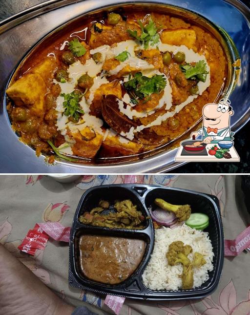 Chicken curry at Hungry hippo cafe