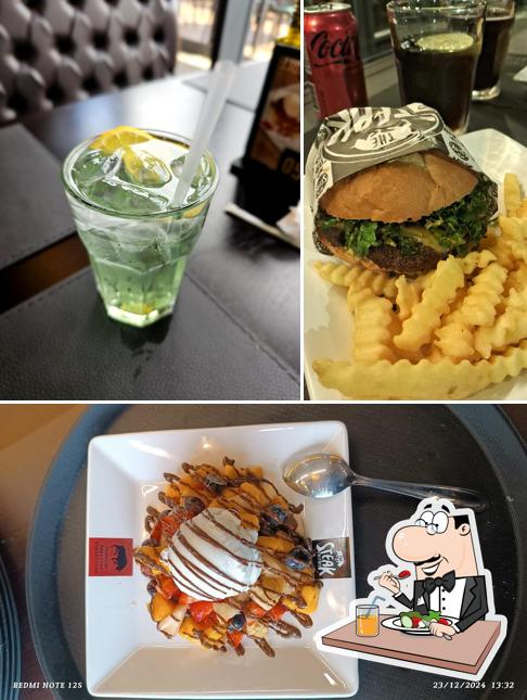 Entre diversos coisas, comida e bebida podem ser encontrados no The Steak Factory - Marginal Tietê